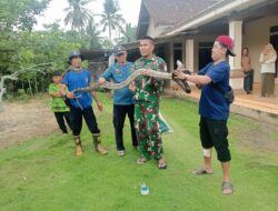 Geger Piton 4 Meter Masuk Rumah Warga Kampung Buyut Udik, Damkar Lampung Tengah Bertindak Cepat
