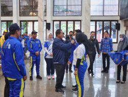 Gubernur Arinal Lepas Kontingen Porwanas XIII Tahun 2022 ke Malang-Jawa Timur