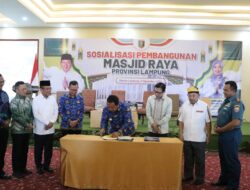 Gubernur Arinal Djunaidi Lakukan Sosialisasi Pembangunan Masjid Raya Provinsi Lampung