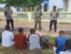 Koramil 02/Way Bungur Bersama Polsek Laksanakan Jumat Curhat