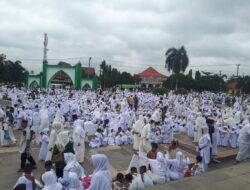 Ribuan Jamaah Manasik Haji Cilik Akbar Penuhi Masjid Baiturrahman Islamic Centre Menggala Tuba