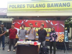 Dalam Waktu Tiga Pekan Polres Tuba Ungkap 13 Kasus Narkotika