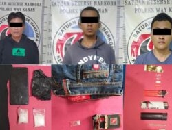 Satresnarkoba Polres Way Kanan Berhasil Bekuk Pengedar dan Pengguna Sabu di Tiga Lokasi Berbeda