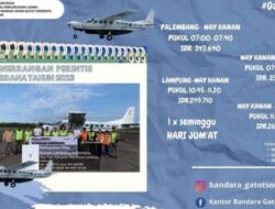 Bandara Perintis Gatot Subroto Layani Penerbangan Satu Kali Dalam Seminggu