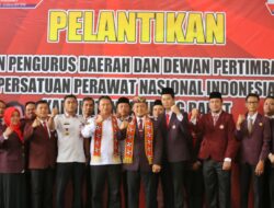 Hadiri Pelantikan Pengurus Baru PPNI, Pj. Bupati Lambar Minta Tingkatkan Kedisiplinan Jam Kerja