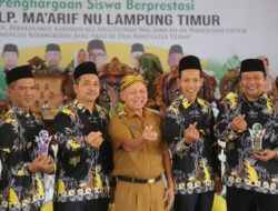 Bupati Lamtim Dawan Raharjo Hadiri Acara Gebyar Paud Ma’arif NU