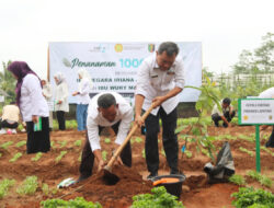 Pemprov Lampung Ikuti Penanaman 1000 Pohon Buah Secara Serentak