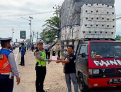 Polres Pringsewu Tindak 1.433 Pelanggar Lalulintas selama Operasi Keselamatan 2023