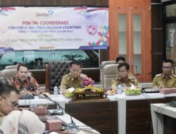 Pj. Bupati Pringsewu Pimpin Forum Rakor Percepatan Penurunan Stunting