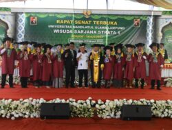 Dawam Hadiri Acara Wisuda Perdana UNU Lampung 2023