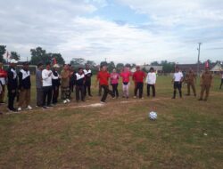 Pj. Bupati Qudrotul Buka Turnamen Sepak Bola Antar Kecamatan