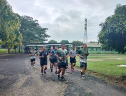 Kodim 0426 Tulang Bawang Gelar Olahraga Bersama