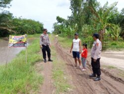 Kapolsek Rawa Pitu Pimpin Langsung KRYD di Lokasi Rawan Buaya