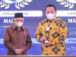 Gubernur Arinal Terima Penghargaan Peringkat Madya dari KPPU Republik Indonesia