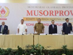 Gubernur Arinal Djunaidi Buka MUSORPROV Ke XII KONI Lampung