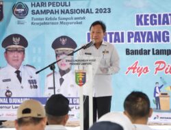 Peringati HPSN 2023, Pemprov Lampung Gelar Kegiatan Bersih-bersih di Pantai Payang Panjang