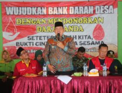 HUT ke-54 Desa Bandar Agung, PMI Lamtim Gelar Donor Darah