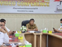Pemprov Lampung Mengikuti Rapat Koordinasi Pengendalian Inflasi Daerah Bersama Mendagri