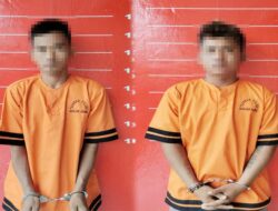 Diduga Melakukan Curat, Dua Pria Ditangkap Polsek Banjar Agung