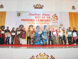 HUT Ke-59 Provinsi Lampung, Lomba Fashion Show Berlangsung Meriah