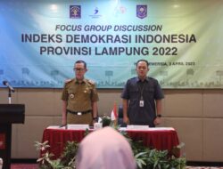 Mewakili Gubernur, Sekdaprov Lampung Buka Forum Group Discussion Indeks Demokrasi Indonesia