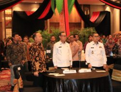 Sekdaprov Lampung Hadiri Rakor Pemberantasan Korupsi Diseminasi Pedoman MCP dan Tindak Lanjut Rekomendasi Hasil Survei Penilaian Integritas