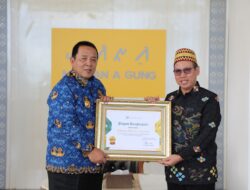 BPS Berikan Penghargaan Kepada Gubernur Lampung Atas Dukungan Terhadap Penyelenggaraan Kegiatan Statistik Sektoral