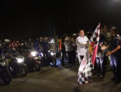 Gubernur Arinal Sambut Kedatangan Pemudik Yang Menggunakan Kendaraan Roda Dua di Pelabuhan Panjang