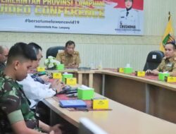 Pemprov Lampung Ikuti Rakor Pengendalian Inflasi Daerah Bersama Menteri Dalam Negeri