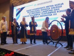 Gubernur Arinal Buka Rakor Mitra Kerja Revitalisasi Bahasa Daerah di Provinsi Lampung