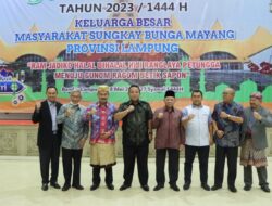 Gubernur Arinal Hadiri Halalbihalal Keluarga Besar Sungkay Bunga Mayang
