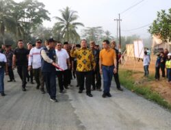 Gubernur Arinal Tinjau Perbaikan Jalan di Kabupaten Tulang Bawang Barat dan Way Kanan