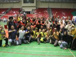 Tim Bola Voli Putri Lampung Raih Perunggu PORNAS KORPRI XVI