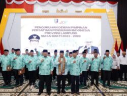 Dikukuhkan Sebagai Ketua PPI Provinsi Lampung, Gubernur Arinal Ajak Seluruh Anggota Bangun Semangat Kebersamaan