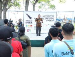 Peringati Hari Pers Nasional Tingkat Daerah, PWI Bersama Pemprov Lampung Gelar Aksi Bersih Pantai