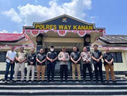 KPU Way Kanan Gelar Audiensi Dengan Polres