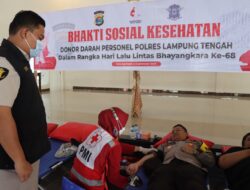 Polres Lamteng Gelar Donor Darah