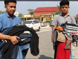 Polres Pringsewu Amankan Tiga Pelalu Pencurian dengan Modus Menguntil