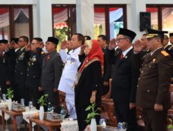 Gubernur Arinal dan Wakil Gubernur Chusnunia Ikuti Peringatan Detik-Detik Proklamasi HUT ke-78 Republik Indonesia