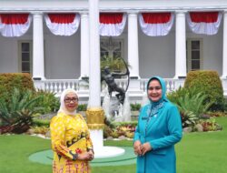 Ketua TP PKK Provinsi Lampung Silaturahmi Bersama Ibu Negara dan Ketua TP PKK Pusat