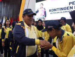 Gubernur Melepas Kontingen Provinsi Lampung Mengikuti Pekan Olah raga Pelajar Nasional XVI Sumatera Selatan