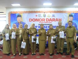 Peringati HUT ke-52 KORPRI, Dewan Pengurus Korpri Provinsi Lampung Gelar Donor Darah