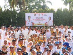 Riana Sari Arinal Ikuti Upacara Peringatan HUT ke-78 PMI dan Tinjau Kegiatan Donor Darah