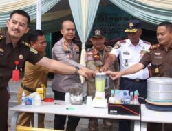Inkracht, Kejari Pringsewu Gelar Pemusnahan Barang Bukti Tindak Pidana