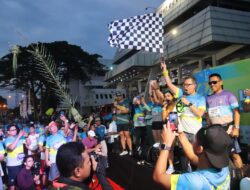 Sekdaprov Lampung Lepas Peserta Lampung Half Marathon Tahun 2023