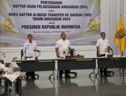Gubernur Arinal Mengikuti Penyerahan Secara Digital DIPA dan Buku Daftar Alokasi TKD Tahun Anggaran 2024