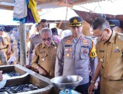 Jelang Pemilu, Kapolres Pringsewu dan Forkopimda Monitoring Stok dan Harga Bahan Pokok