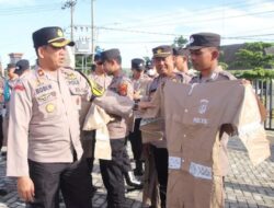 Bagian Dari Persiapan Pengamanan Pemilu, Polres Pringsewu Intensif Cek Kelengkapan Lapangan