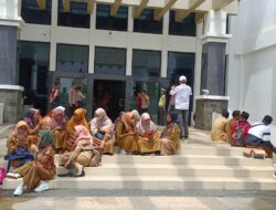Mengadukan Nasib, Ratusan Guru Honorer di Tubaba Geruduk Gedung DPRD