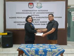 KPU dan Kejari Way Kanan Tandatangani Nota Kesepahaman